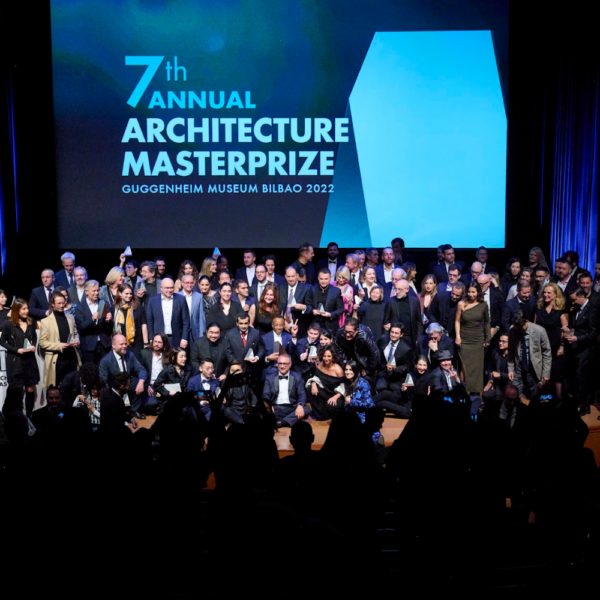 Winners of the Architecture MasterPrize at the event in Guggenheim Museum Bilbao