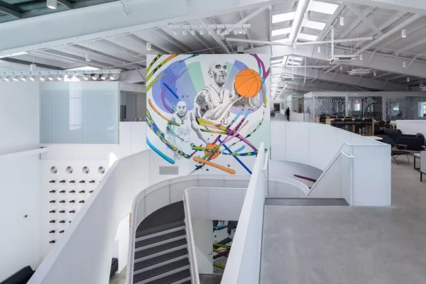 A look from the inside of the Nike Icon Studios LA - A cutting-edge flagship studio for Nike's Global Brand Imaging operations