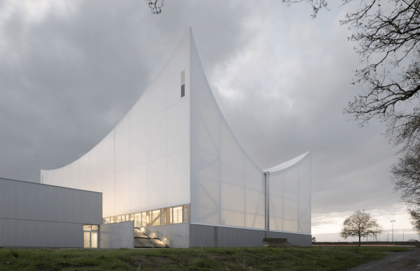 SPORTS AND CULTURAL CENTER MARIE-JOSE PEREC AND JOSEPHINE BAKER by Onze04 Architectes architecture award