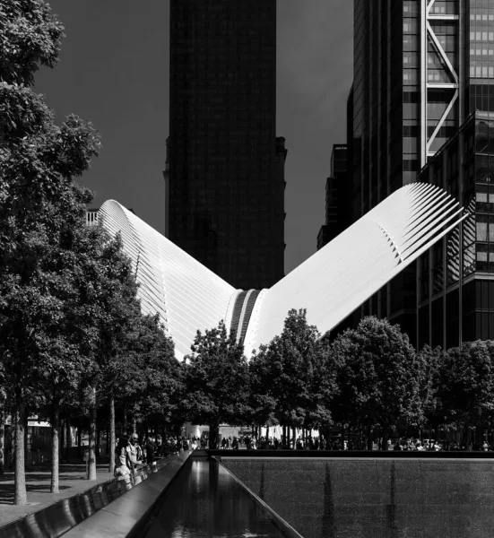 Westfield World Trade Center in monochrome