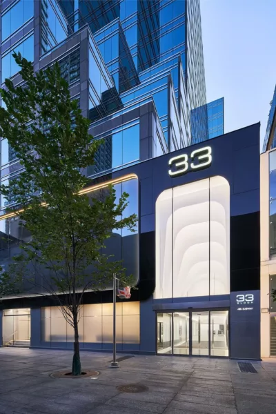 33 Bloor East renovation, enhancing Toronto's urban landscape with innovative design.