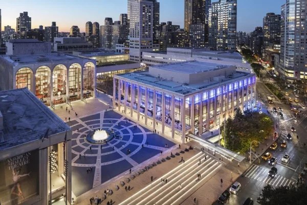 The revitalized David Geffen Hall, a testament to the innovative design of architecture firms in Toronto.