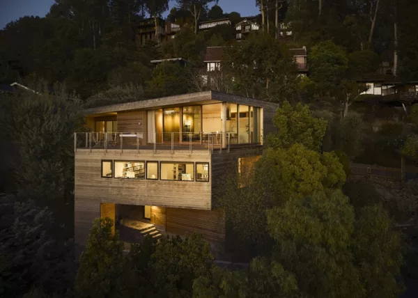 Buena Vista House on the hill in Berkeley, CA, designed by Jasmit Rangr