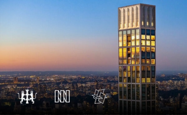 Building design awards cover image featuring Sutton Tower by JVP Development and logos of leading architecture awards