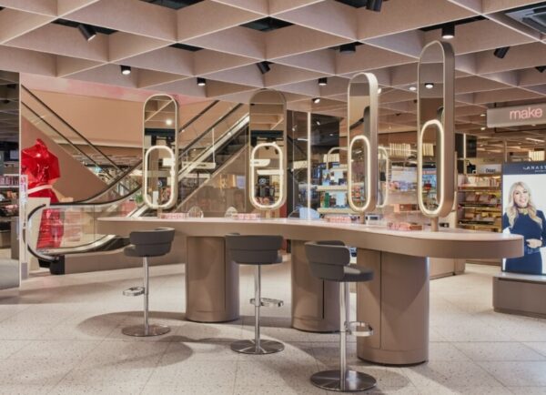 Harrods Beauty Halls in London by Virgile + Partners retail design