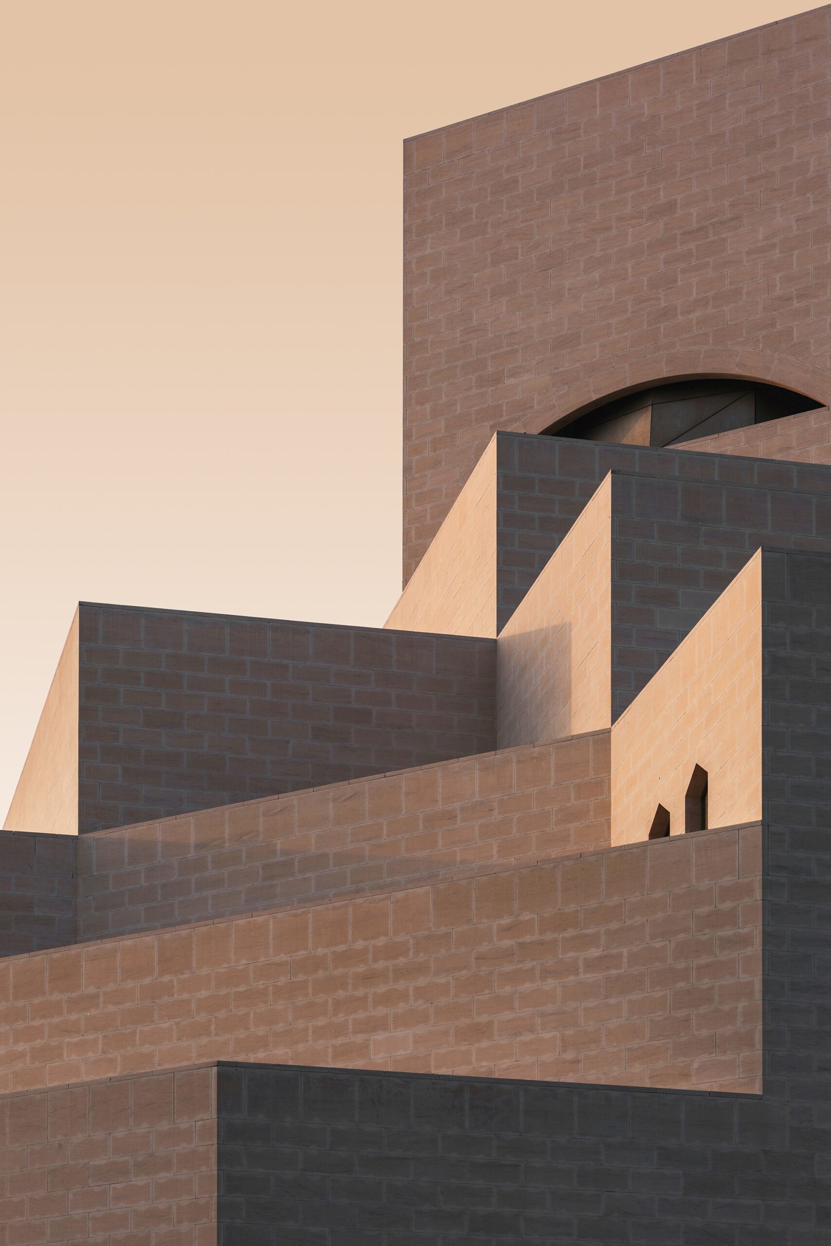 Architectural detail showing material and joint precision