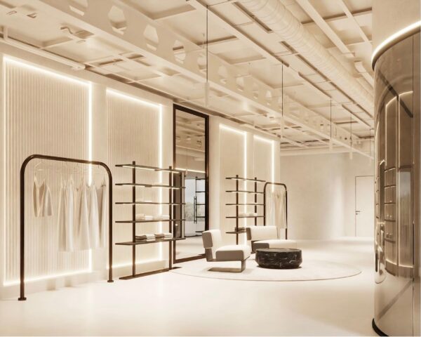 Felina Corporate changing room interior workplace design