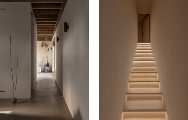 Dzen House staircase interior wooden stairs Kyiv Shovk