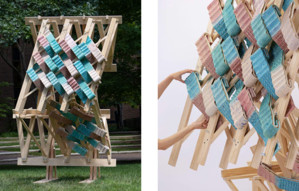 CeraShingle installed ceramic system architectural cladding