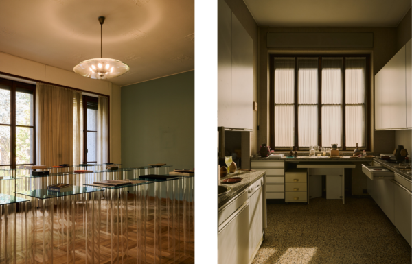 Alcova installation historic villa interior design week