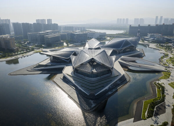Zhuhai Jinwan Civic Arts Centre by Zaha Hadid Architects, integrating performing arts, science and art museum, 2024 Architecture MasterPrize Best of Best