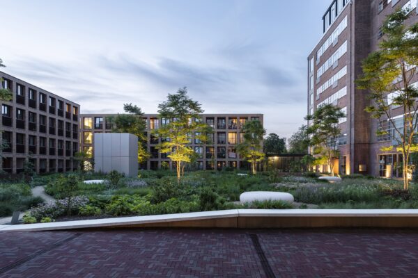 Meelfabriek Garden night lighting landscape Leiden LOLA Oudolf