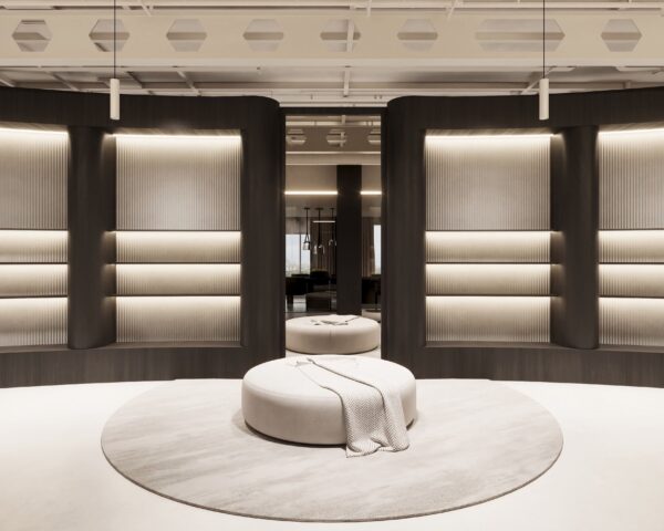 Felina Corporate locker room interior Los Angeles office