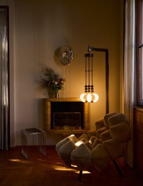 Alcova interior perspective depth light Milan Design Week