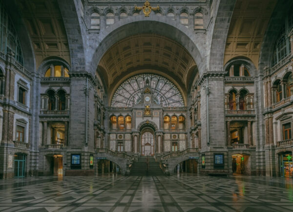 Award-winning historic architecture photography, Antwerp Central Station, Onur Guney, APMP 2025