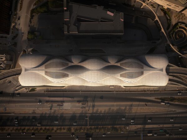 King Abdullah Financial District architecture in Riyadh photographed during sunset by Shoayb Khattab