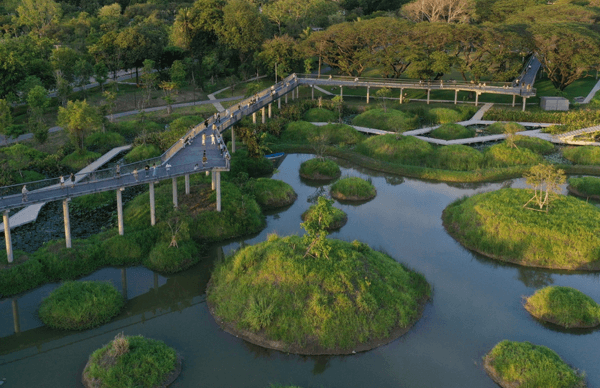 Benjakitti Forest Park by Arsomsilp Community and Environmental Architect + TURENSCAPE